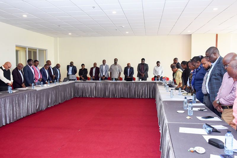 IARS Secretariat and Council in a working session