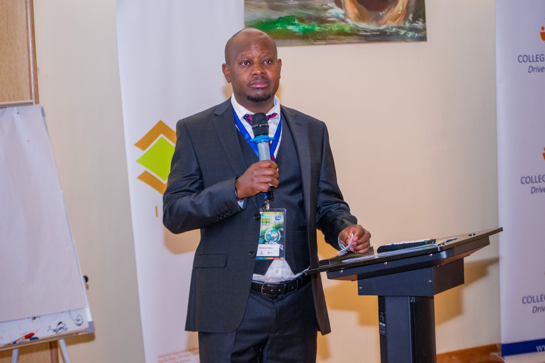 Anthony Ndeto, Secretary General, addressing delegates