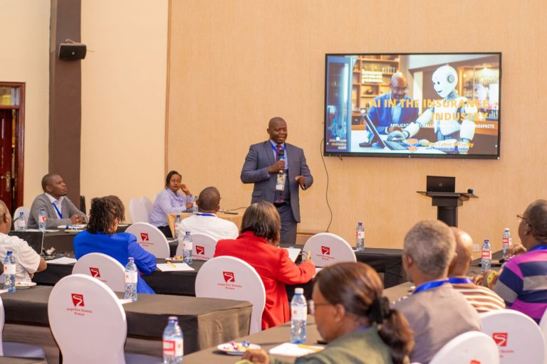 IARS conference hall with a speaker presenting to delegates
