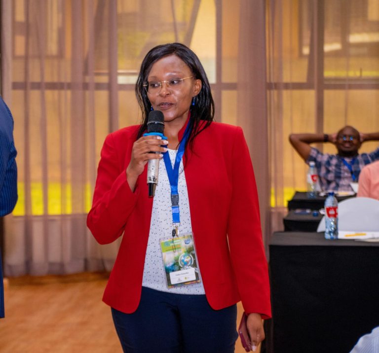 Speaker addressing delegates at an IARS event